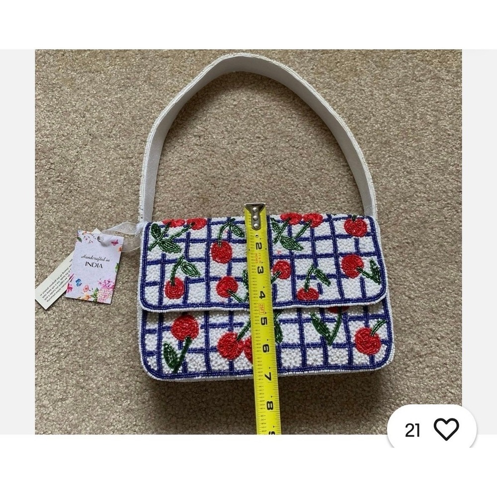 Cherry Patterned Shoulder Bag - image 6